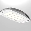 Modern Outdoor Light With Curved Design And Multiple LED Panels For Bright Illumination