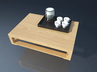 Modern Wooden Swing Door Design With Simple Style For Home Interior Use 3d model