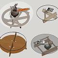 Various Round Coffee Table Designs Featuring Glass Top And Wooden Metal Frames