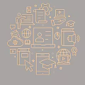 Text metal word number floor word combination word 3d model