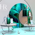 Helena rubinstein HR Cosmetics Display Rack Device Display Table Cosmetics Display Props Cleaning Department Skin Care Department Skin Care Products Display Props Makeup 3d model