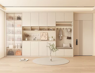 Modern shoe cabinet 3d model