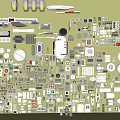 Science Fiction Theme Component 3d model