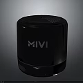 MIVI Black Portable Wireless Bluetooth Speaker With High Quality Sound And Compact Design