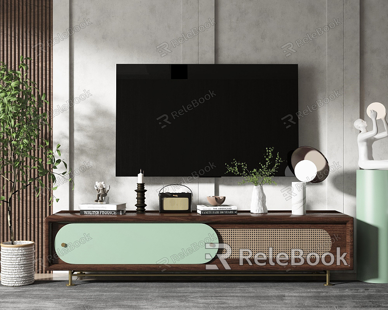 Nordic TV cabinet model