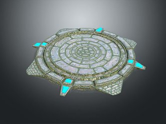 Stone Sorcerer's Stone Summoning Array 3d model