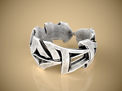 Modern Ring Master Ring 3d model