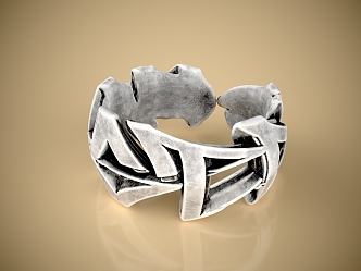 Modern Ring Master Ring 3d model