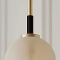 Modern Wall Lamp With Gold Metal Body Black Accent And White Frosted Glass Shade