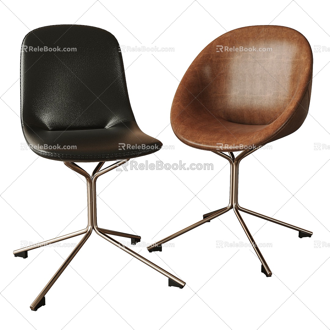 Leisure Chair Bar Chair Single Chair 3d model