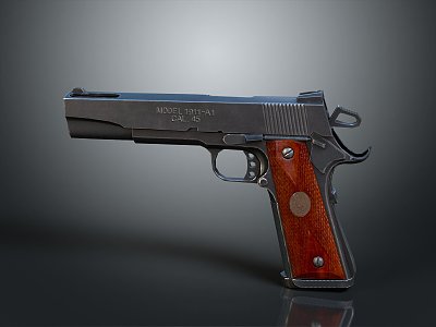 9 pistol semi-automatic pistol automatic pistol modern weapon hot weapon hot weapon gun 3d model