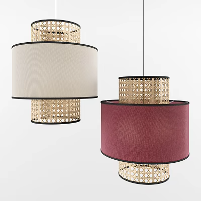 Southeast Asia Chandelier 3d model