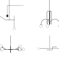 Modern chandelier chandelier combination 3d model