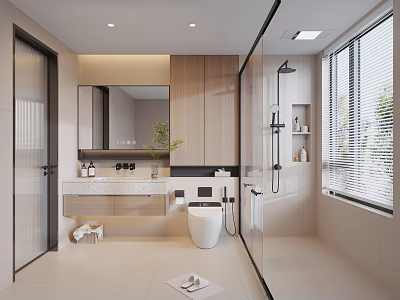 Modern toilet 3d model