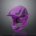 Pink Sports Helmet With Ventilation Holes Inner Padding And Shiny Surface