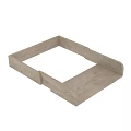 Wooden Kids Bed With Simple Design Natural Material And Safe Frame Structure