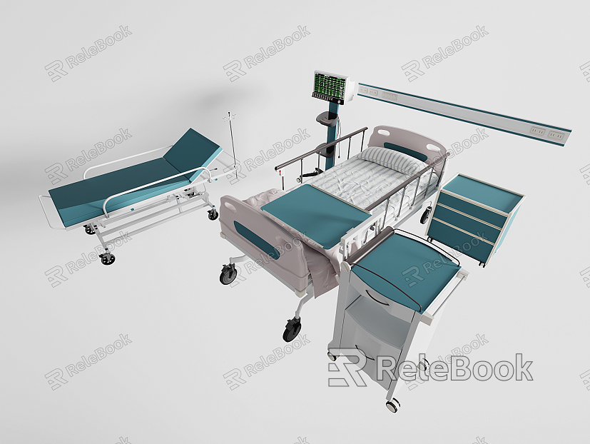 Modern Hospital Bed Medical Bed model