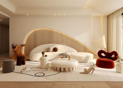 The Silent Living Room 3d model