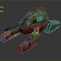 Heavy Duty Armored Military Vehicle With Tracks And Metallic Gray Exterior Design