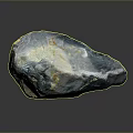Natural Wood Stone With Blue Black Golden White Veins And Polished Surface