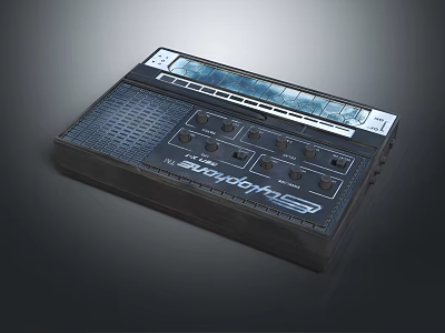 Electron Digitakt Electronic Music Production Device With Knobs Buttons And Display Screen 3d model
