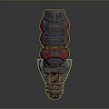 Futuristic Mechanical Vehicle with Metallic Structure Red Blue Lights and Wheels in Sci Fi Design