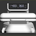 Modern printer laser printer bill printer dot matrix printer 3d model