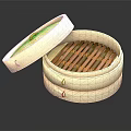 Modern Steamer Dumpling Steamer 3d model