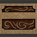 Two Decorative Wooden Storage Boxes With Intricate Patterns For Home Organizing