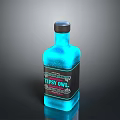 Tipsy Owl Blue Liquid Refreshing Drink In Stylish Bottle For Enjoyment