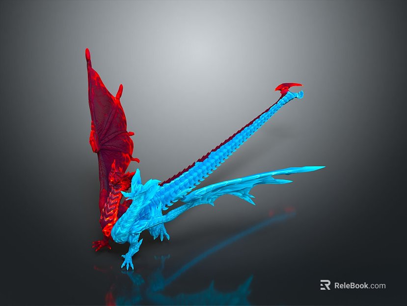 Ice Fire Dragon Monster Monster Trollo Flying Monster Mountain Essence Alien Monster Alien Monster Alien Monster texture
