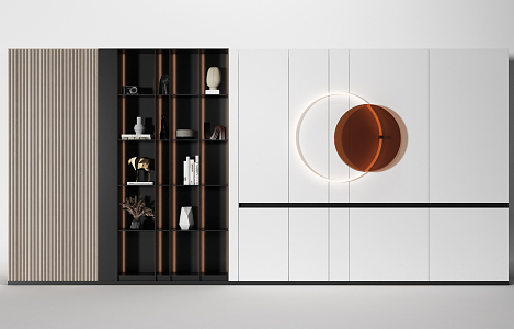 Modern Decorative Cabinet 3d model