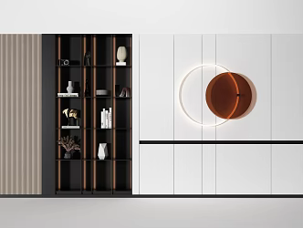 Modern Decorative Cabinet 3d model