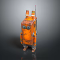 Robot Assistant Small Robot Butler Robot Butler Figure Game Figure 3d model