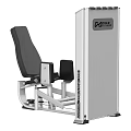 Fitness Equipment Leg Press Machine With Black Seat And Silver Frame For Strength Training