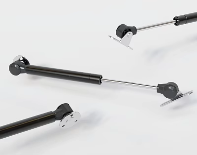 Industrial Equipment Gas Springs for Heavy Duty Mechanical Support Systems 3d model