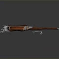 Crossbow Mechanical Crossbow Shift Bow and Arrow Shoot Far Equipment Weapons High-tech Crossbow 3d model
