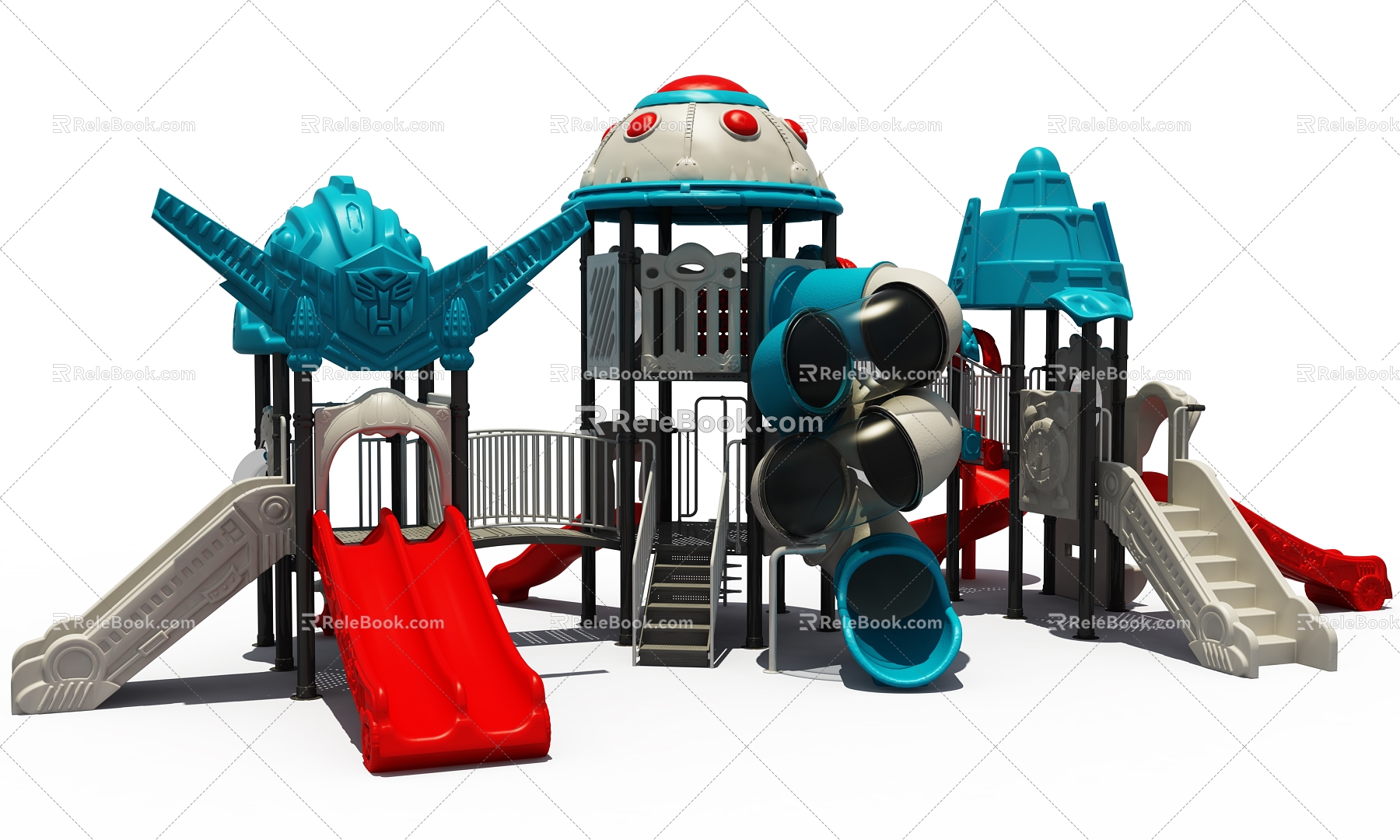 Outdoor Amusement Equipment Outdoor Large Toy Slide Slide Plastic Toy Kindergarten Toy model