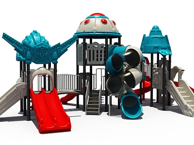 Outdoor Amusement Equipment Outdoor Large Toy Slide Plastic Toy Kindergarten Toy model