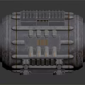 Industrial Mechanical Equipment With Metal Casing Heat Sink Structure And Support Brackets