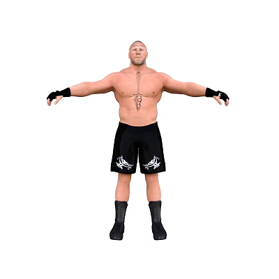 Shirtless Muscular Man In Black Shorts With White Designs And Arms Outstretched 3d model Shirtless Muscular Man In Black Shorts With White Designs And Arms Outstretched 3d model