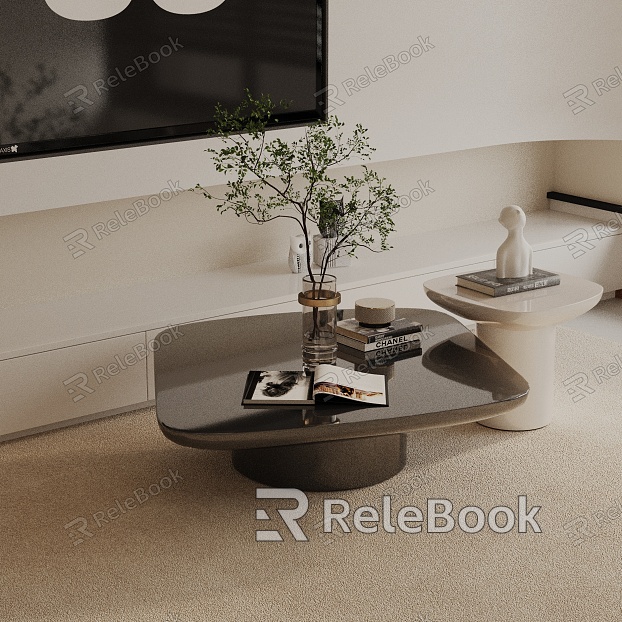 Modern coffee table model