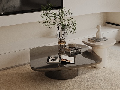 Modern coffee table model