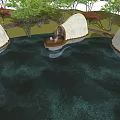 Unique Detached Villa On Water With Natural Surroundings And Green Trees