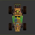Hyundai Homemade Armed Vehicle Modified Vehicle Modified Chariot 3d model