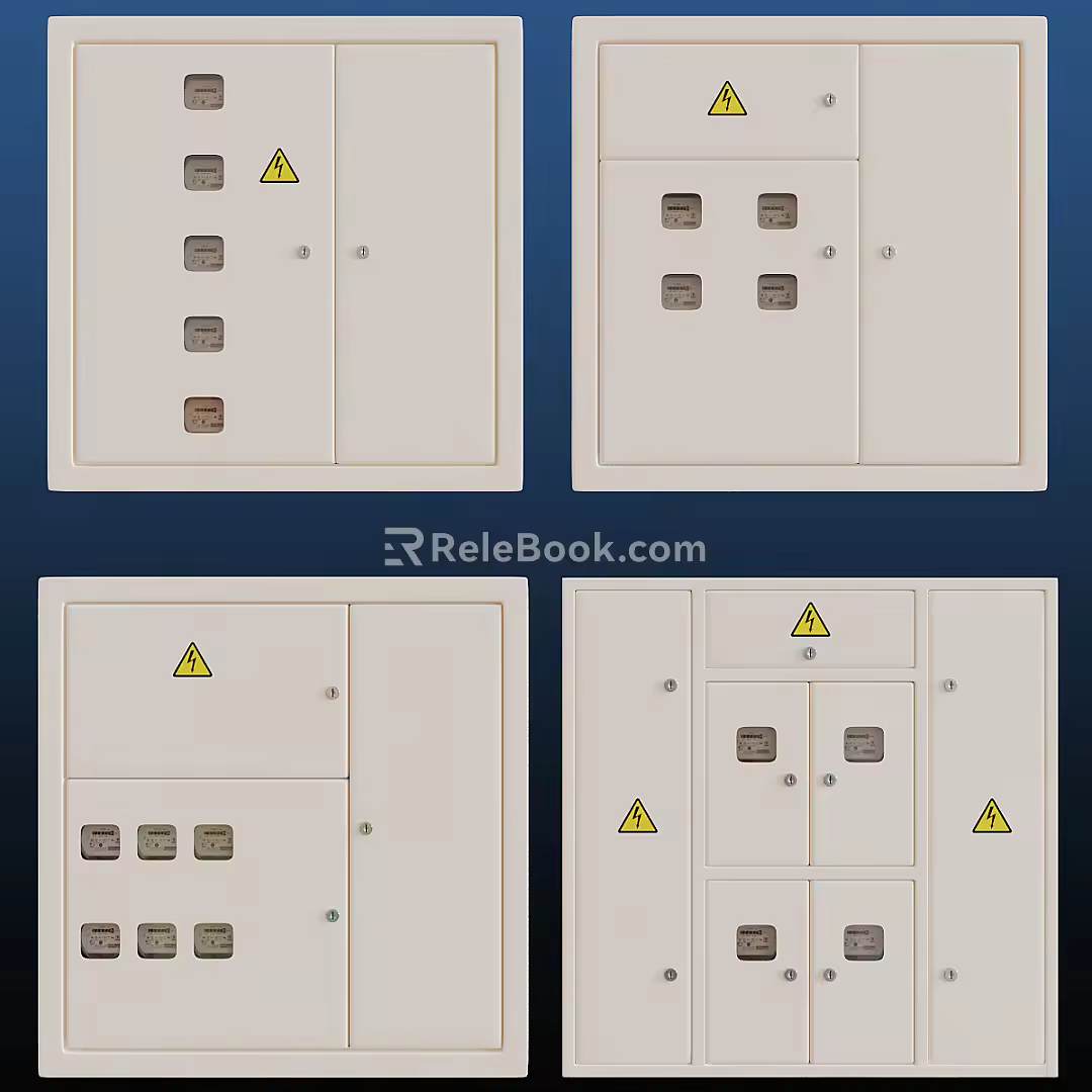 Distribution box meter box 3d model