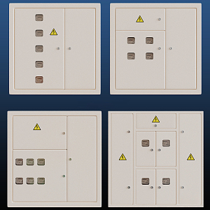 Distribution box meter box 3d model