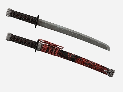 Dagger Samurai Sword Sabre 3d model