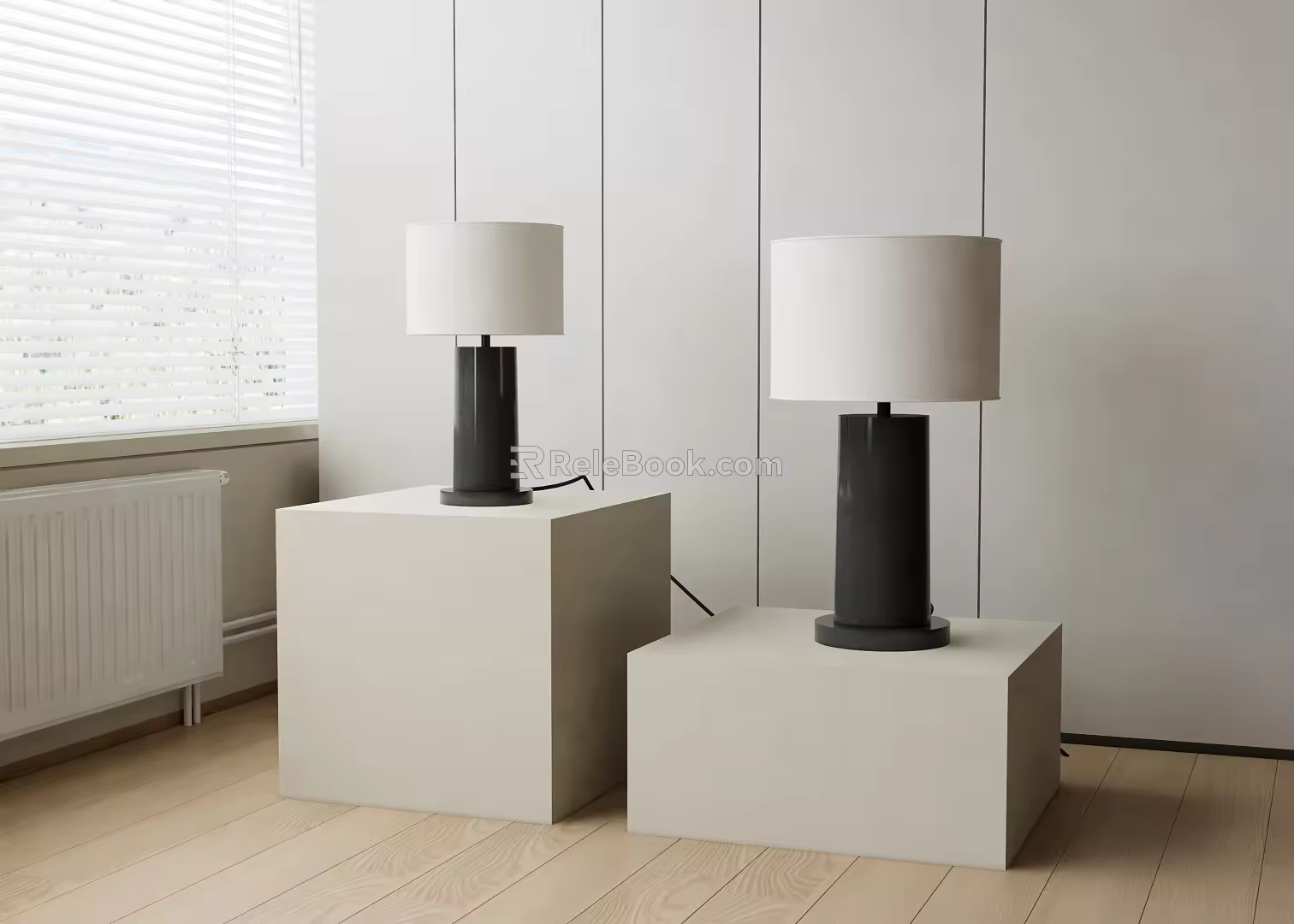 Modern table lamp 3d model