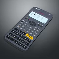 Modern Calculator Electronic Calculator Casio Calculator 3d model